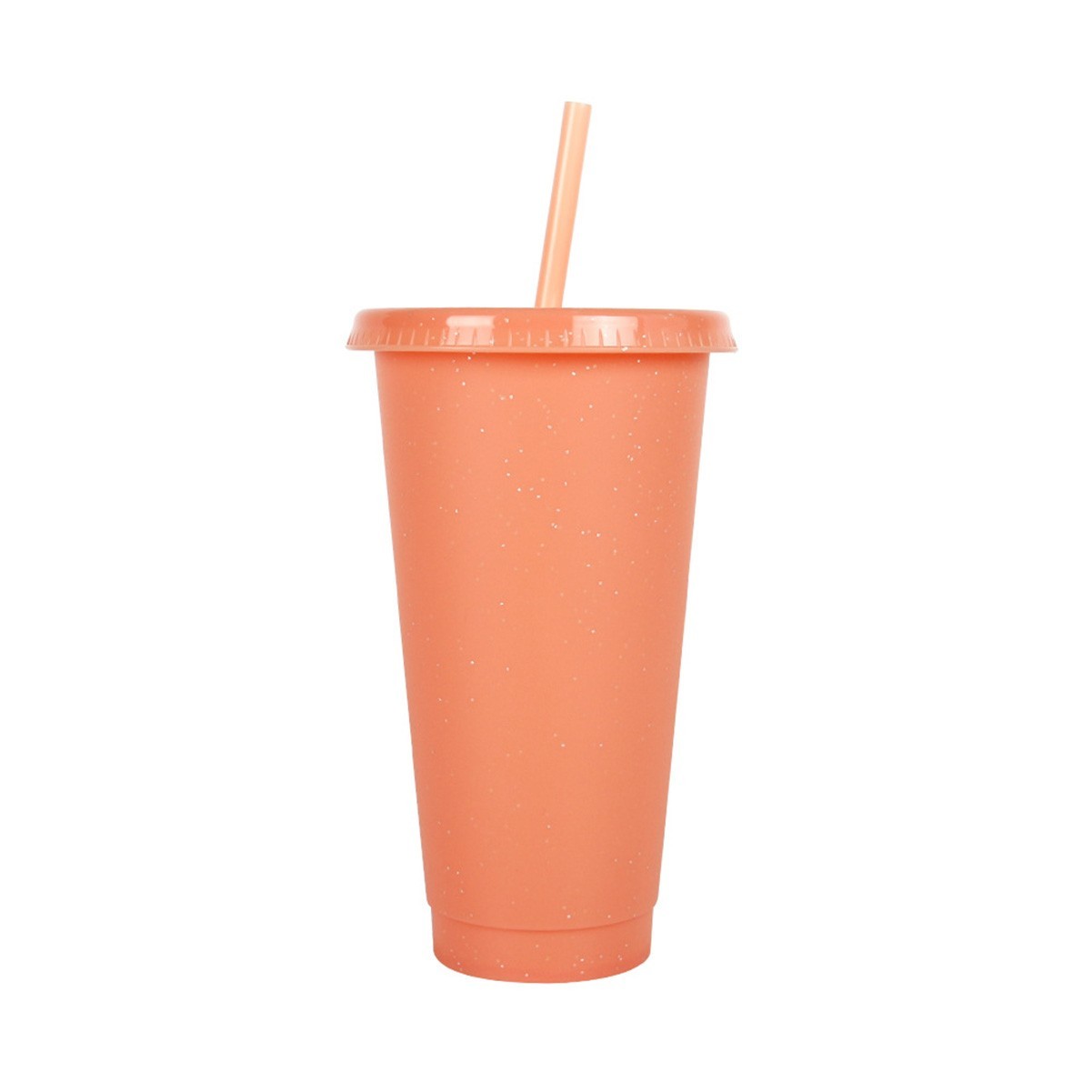 24OZ Reusable Colorful Insulated Tumbler with Straw