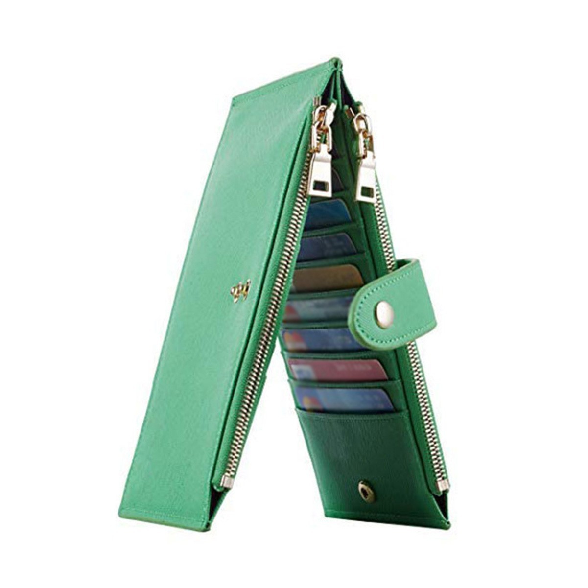 Multi-Pocket Zippered Travel Wallet