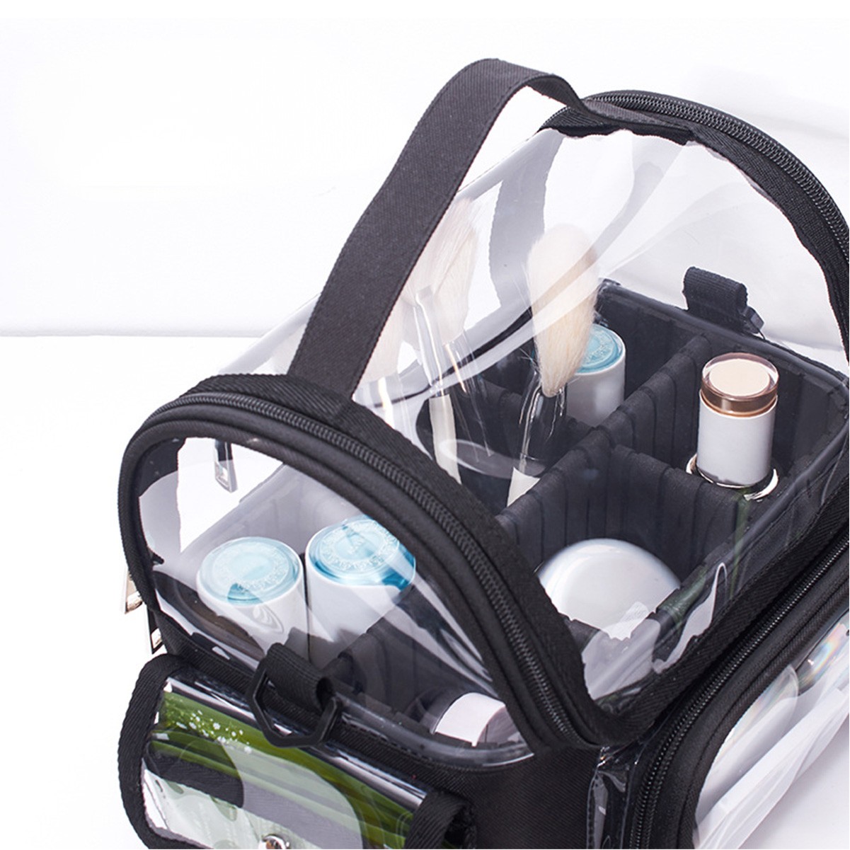 Clear Travel Makeup Organizer Bag