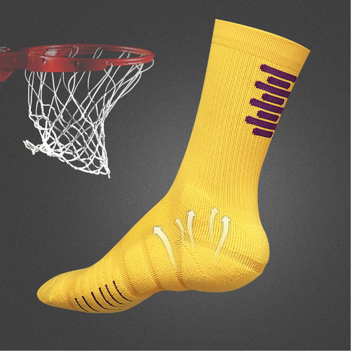 Professional Basketball Socks