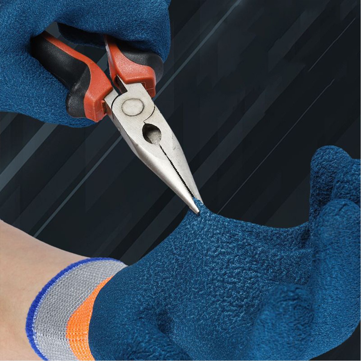 Nylon Rubber Gloves