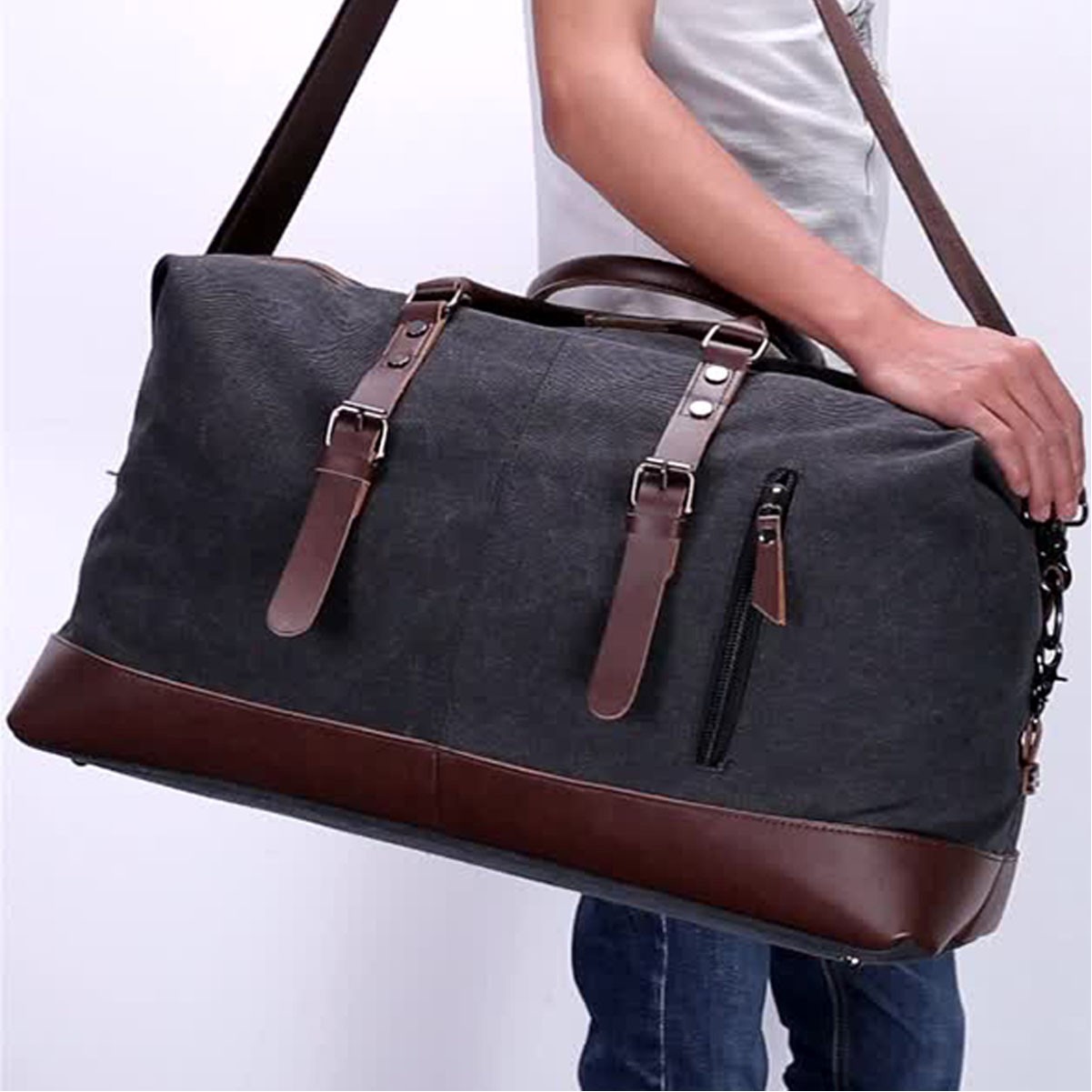 Canvas Duffel Tote Bag