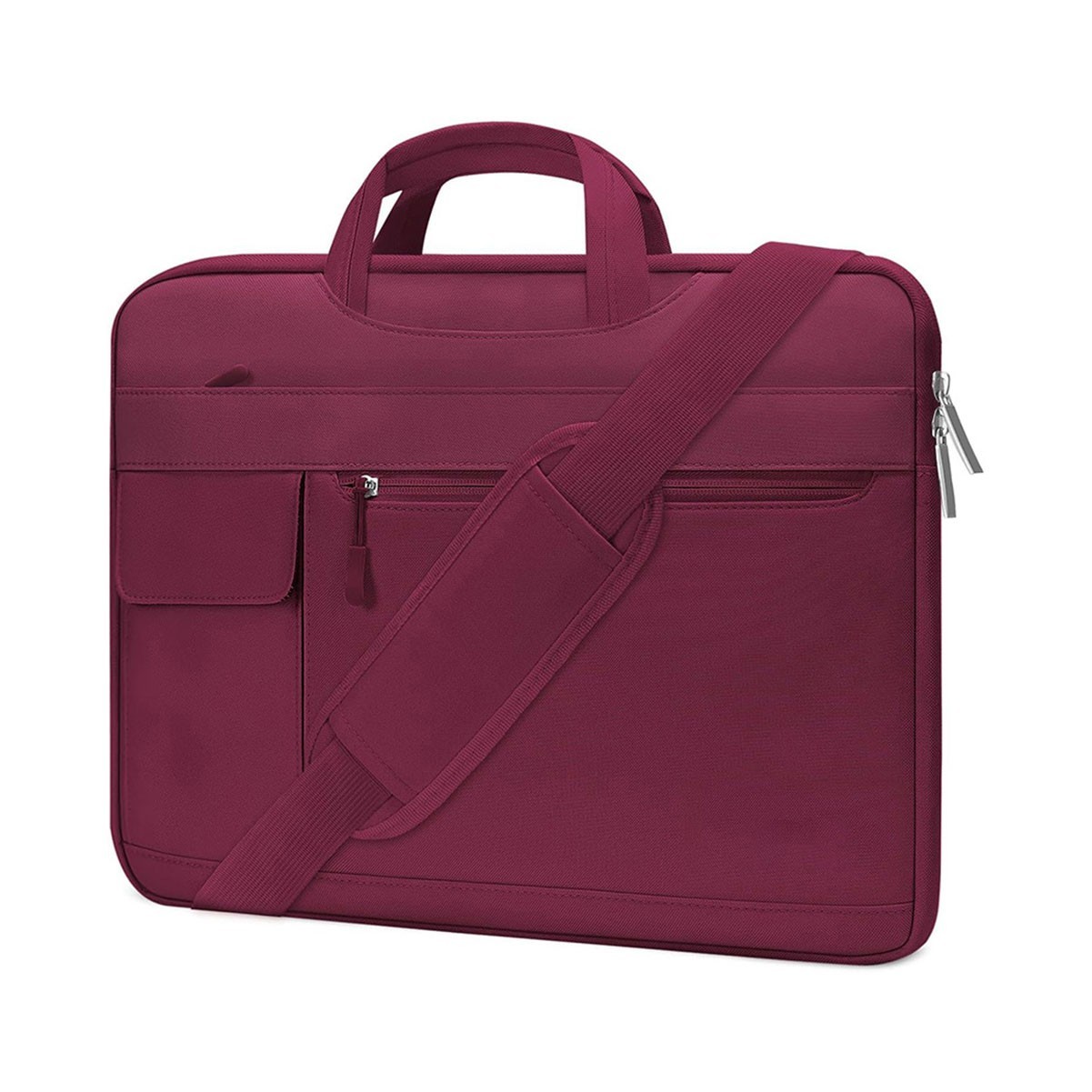 Laptop Shoulder Bag with Quick-Access Pocket