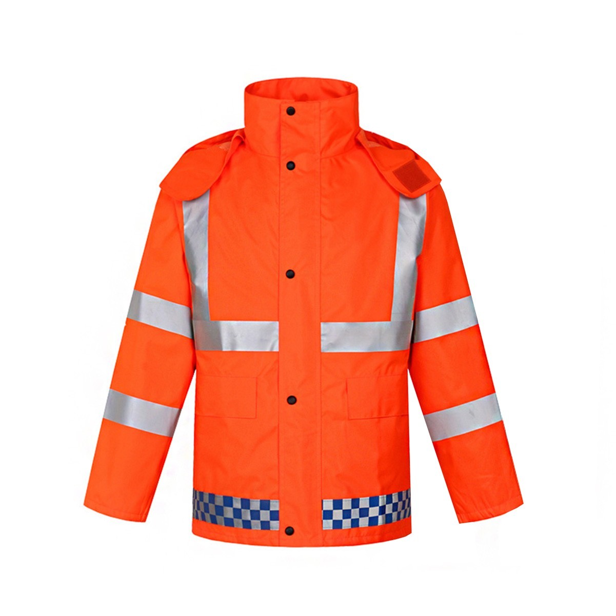 Reflective Safety Raincoat Jacket