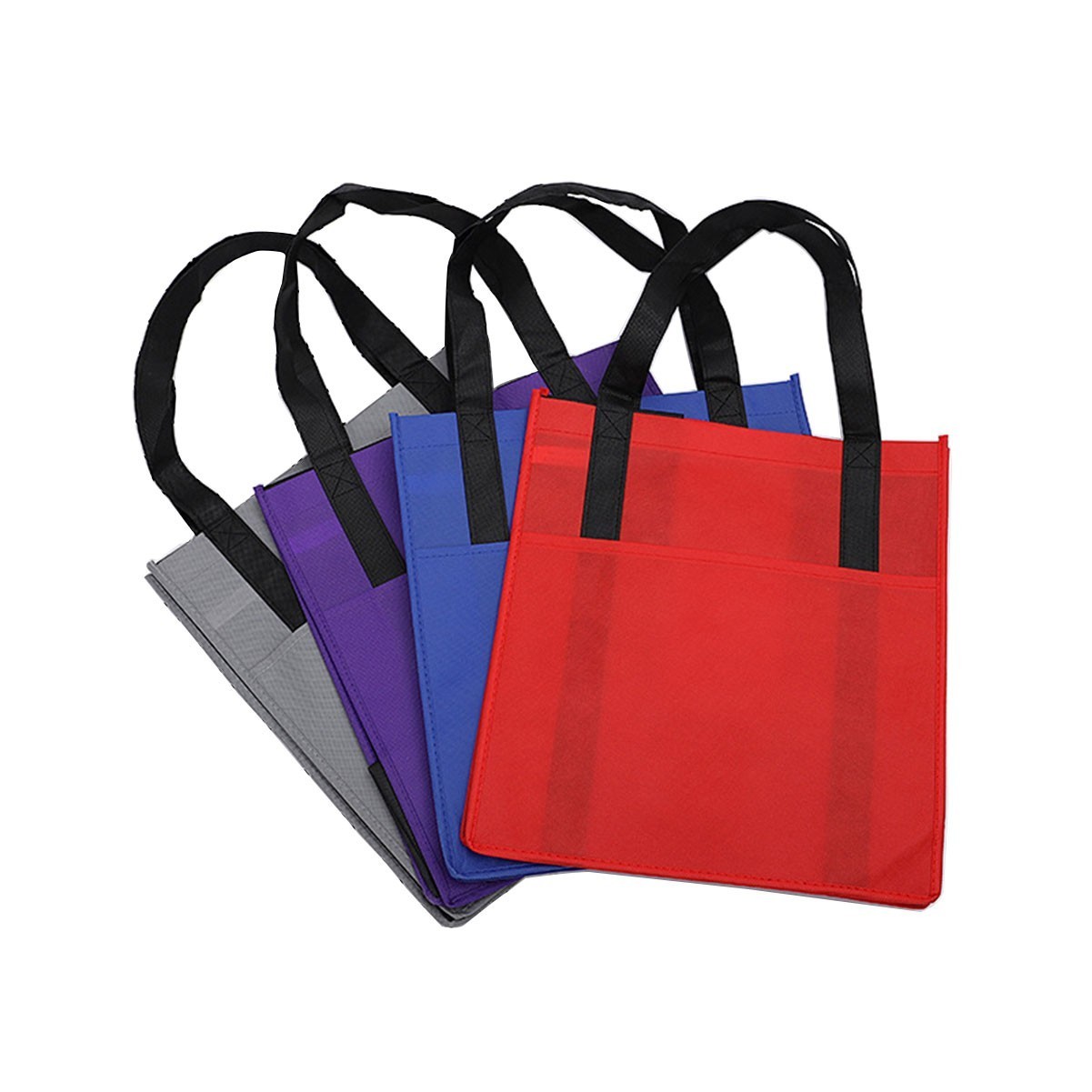 Non-woven Grocery Tote Bag w/ Front Pocket