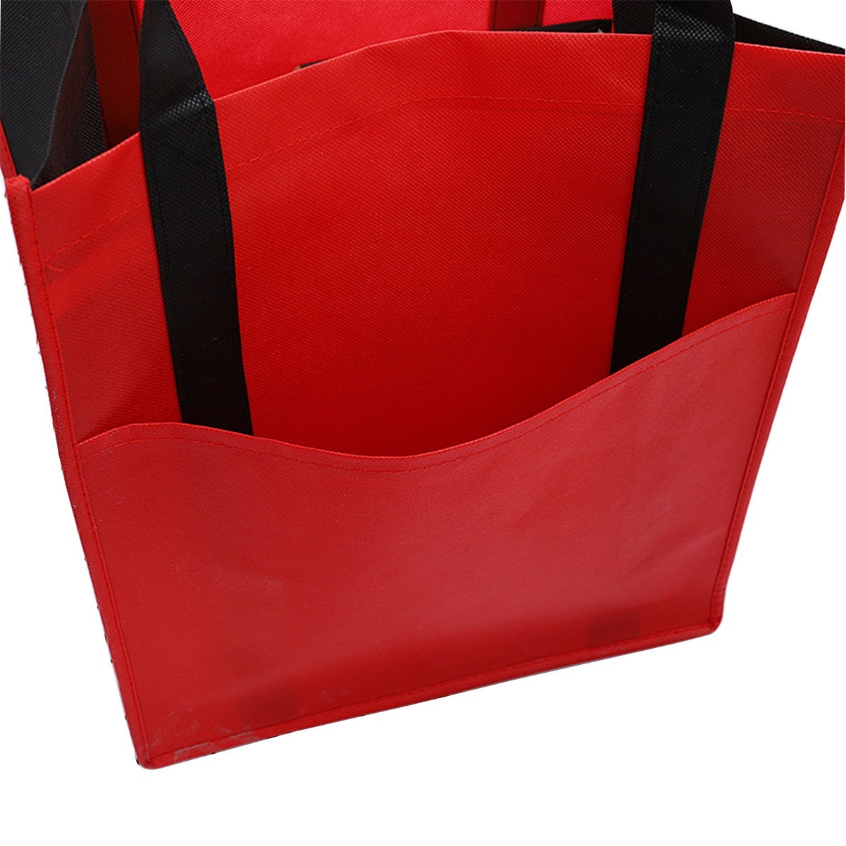 Non-woven Grocery Tote Bag w/ Front Pocket