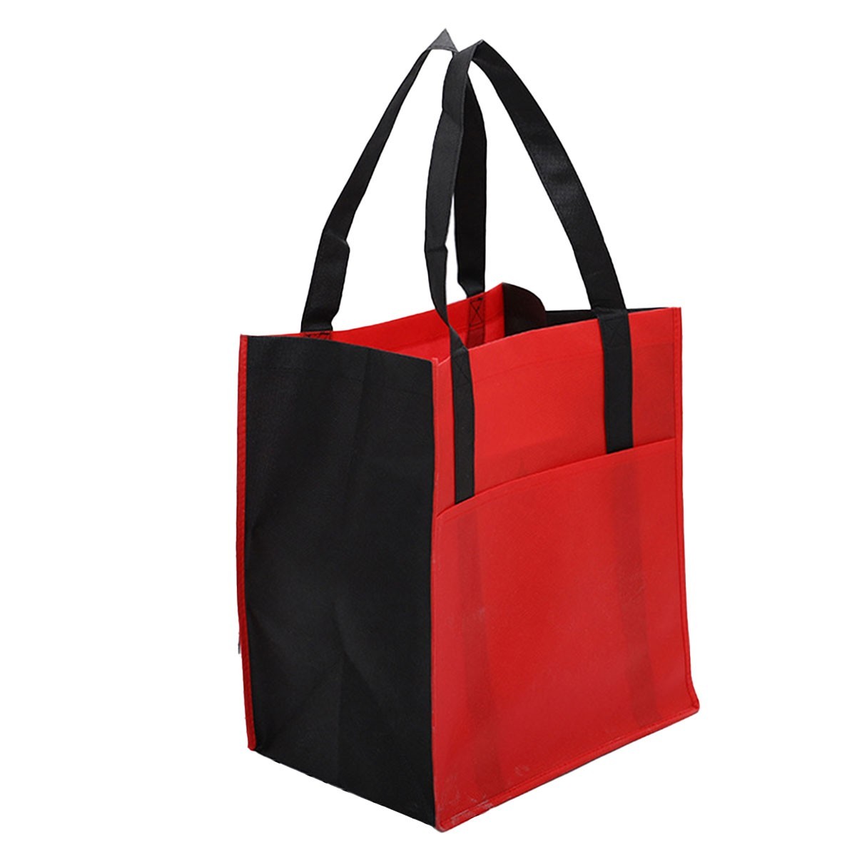 Non-woven Grocery Tote Bag w/ Front Pocket