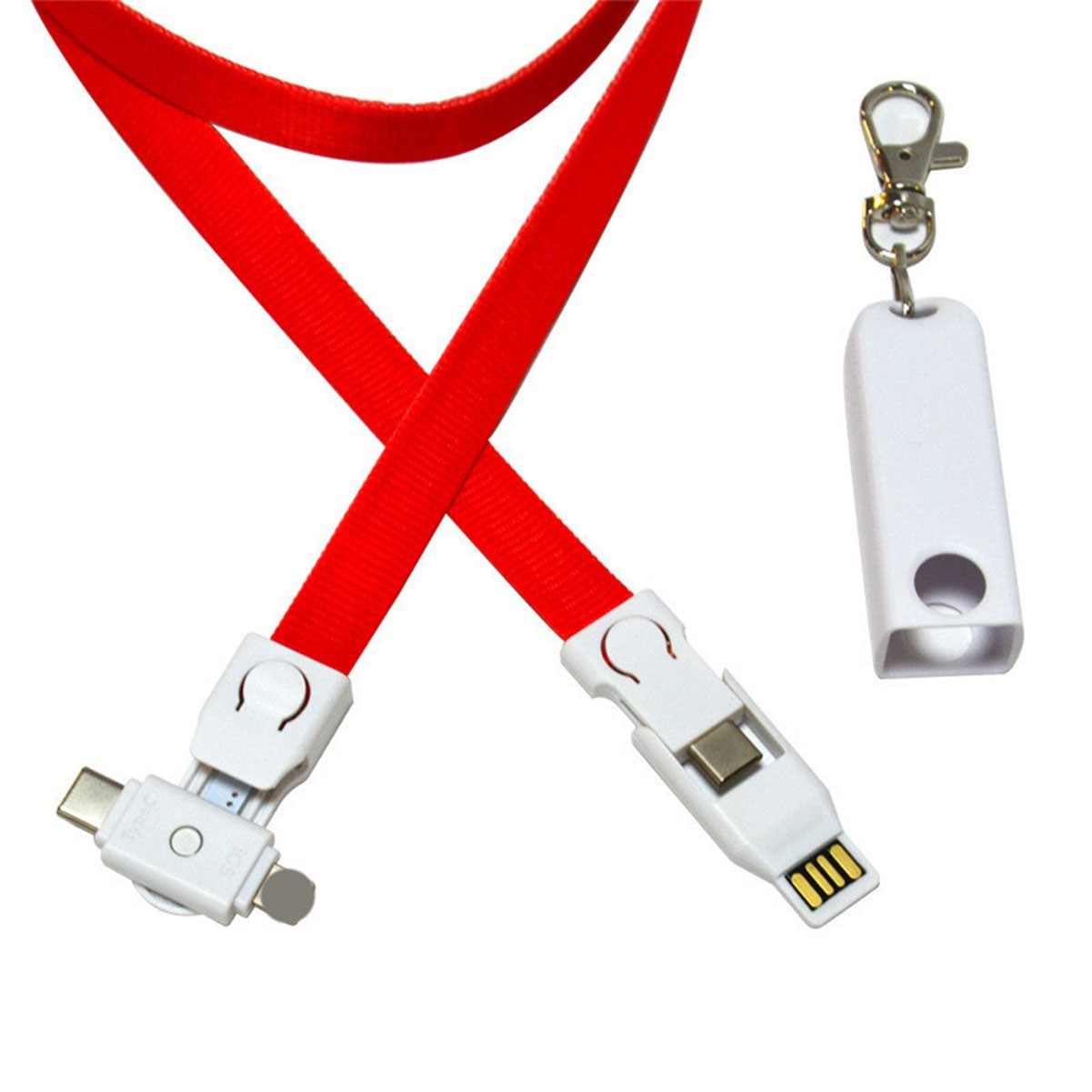 3" 1 USB Charging Lanyard