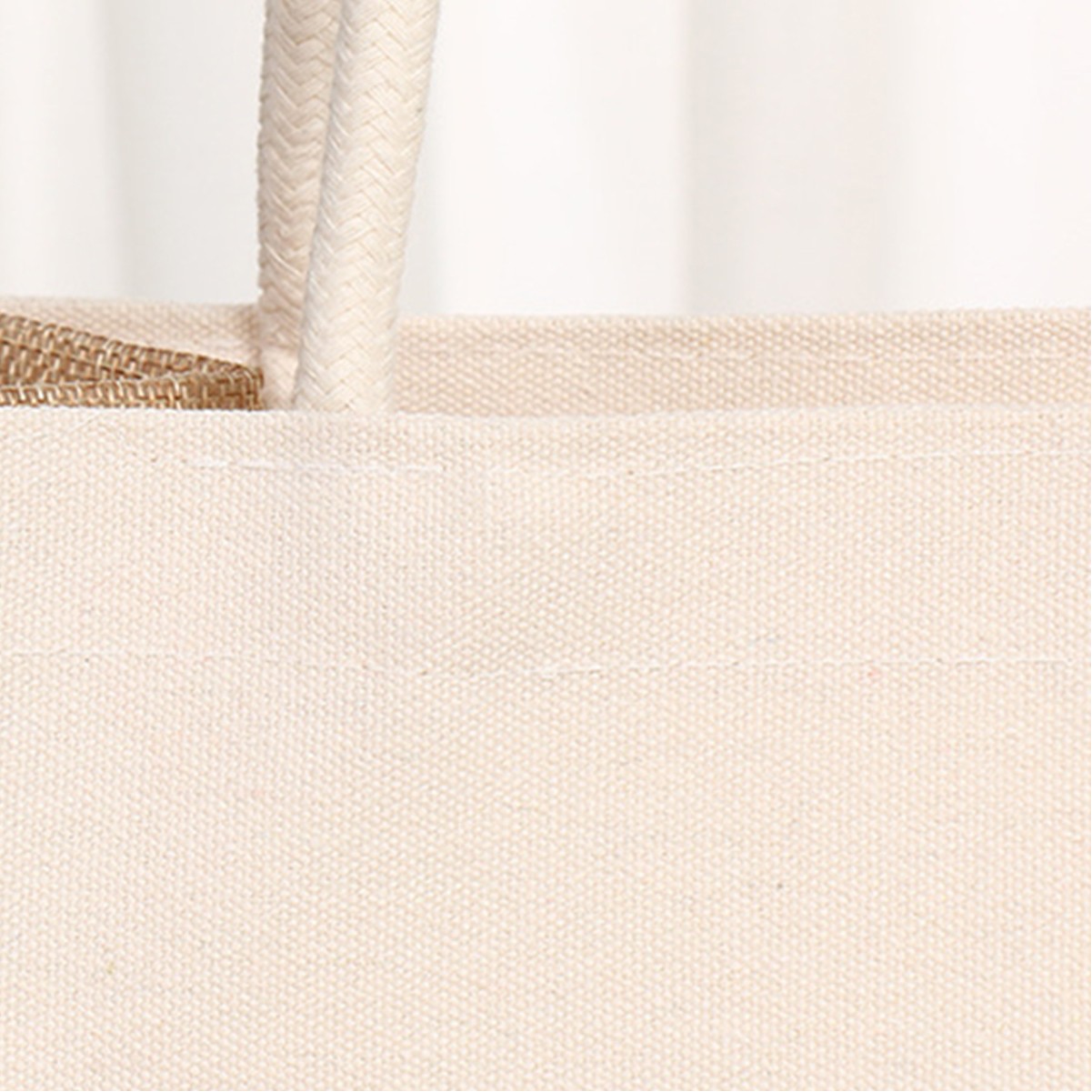 Natural Burlap Fiber Waterproof Tote Bag