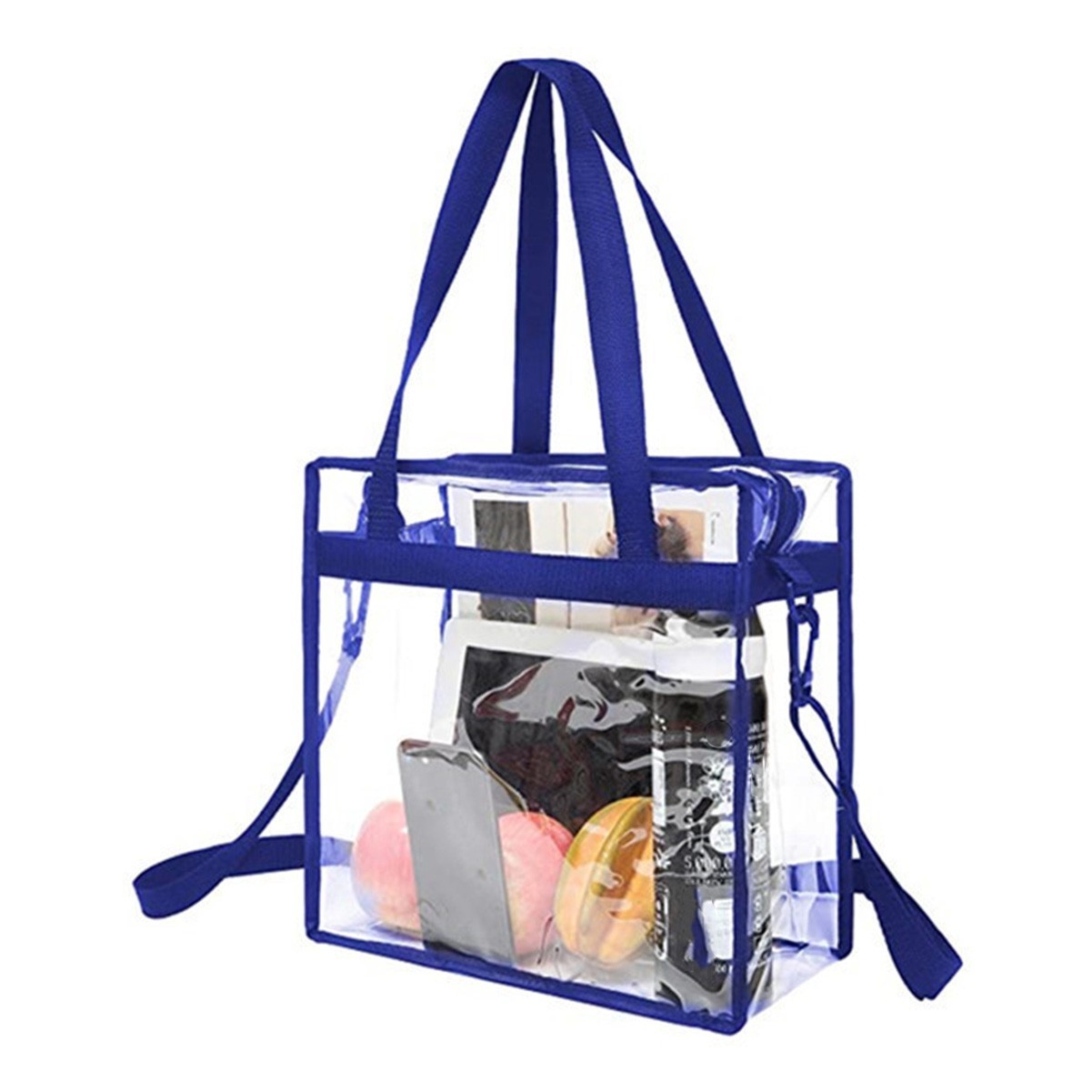 PVC Transparent Crossbody Tote Bag