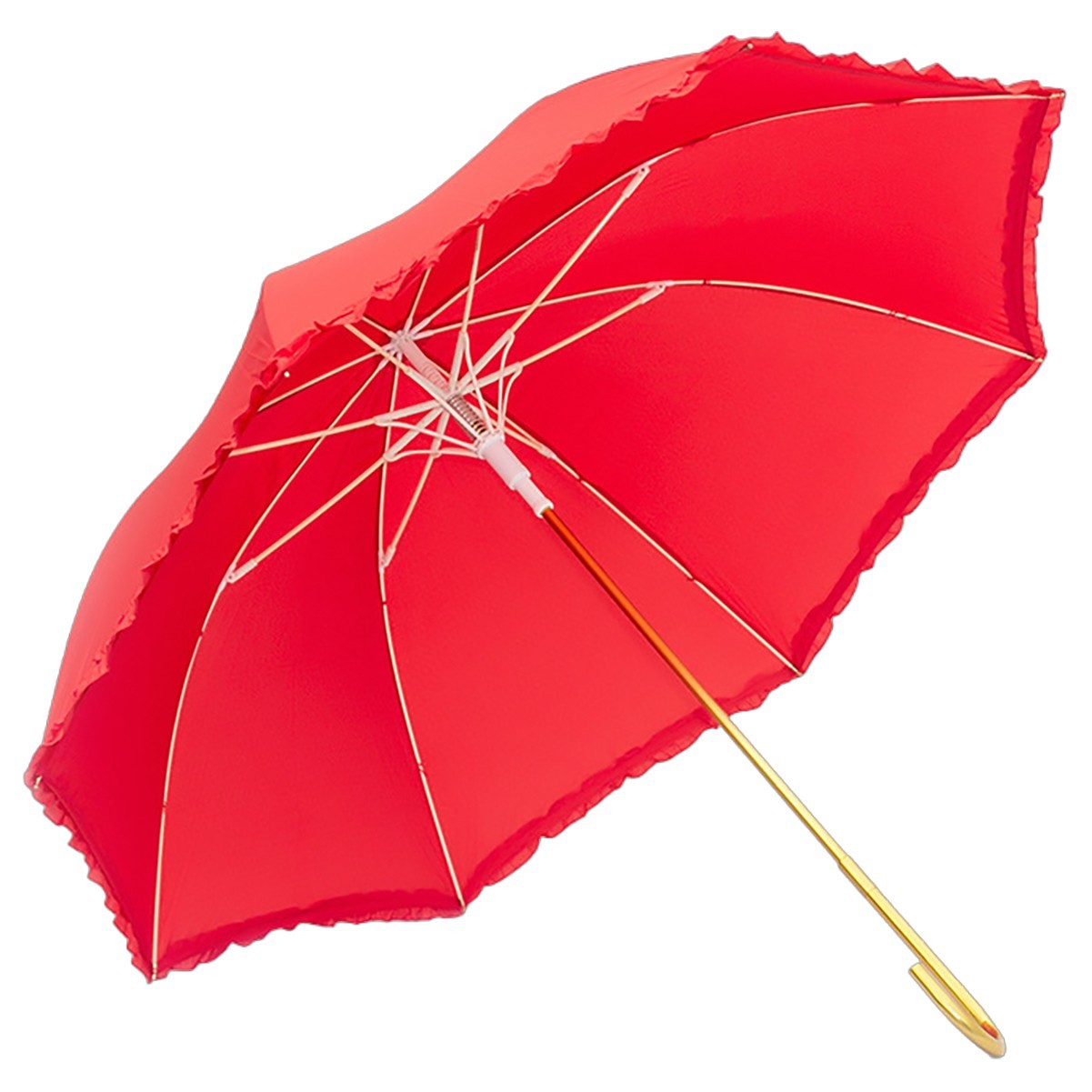 Inverted C-Handle Double Umbrella with Coating