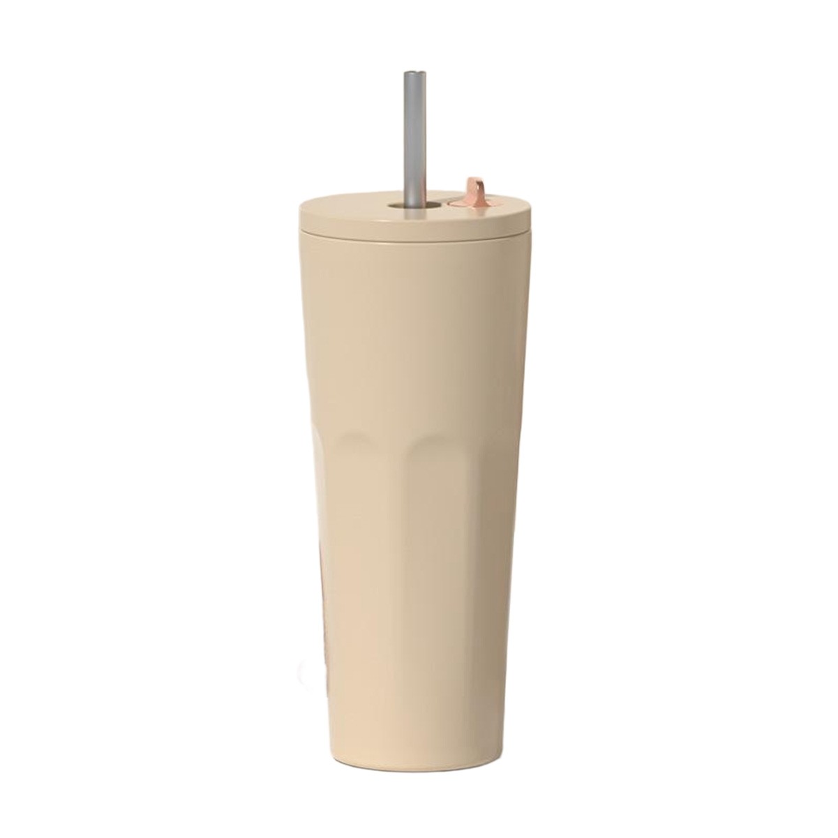 24oz Insulated Coffee Tumbler with Automatic Spring Straw