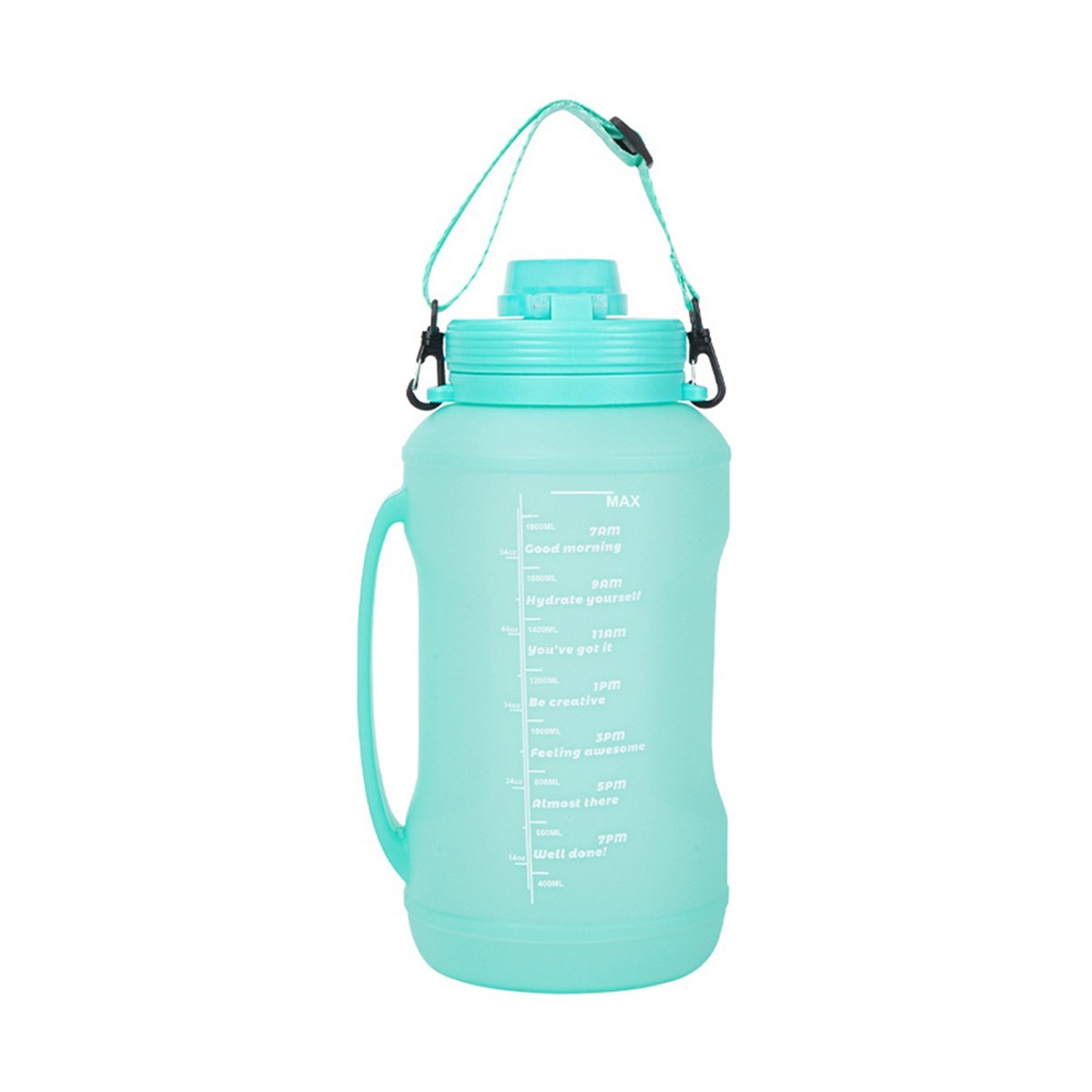 67.6 oz Travel-Friendly Silicone Water Bottle