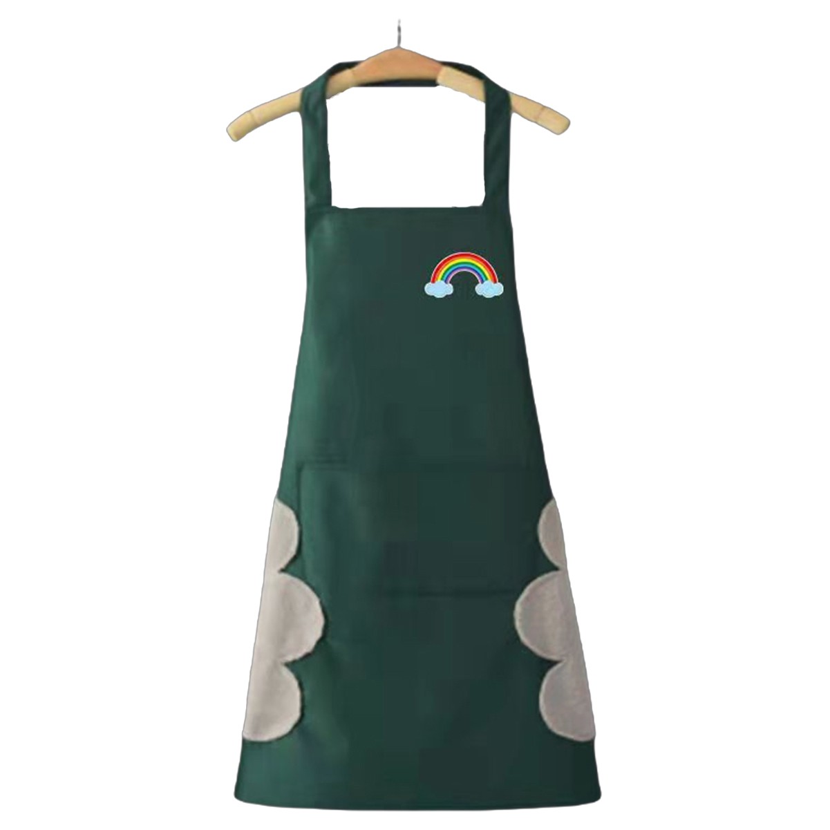 Waterproof Coral Velvet Kitchen Apron