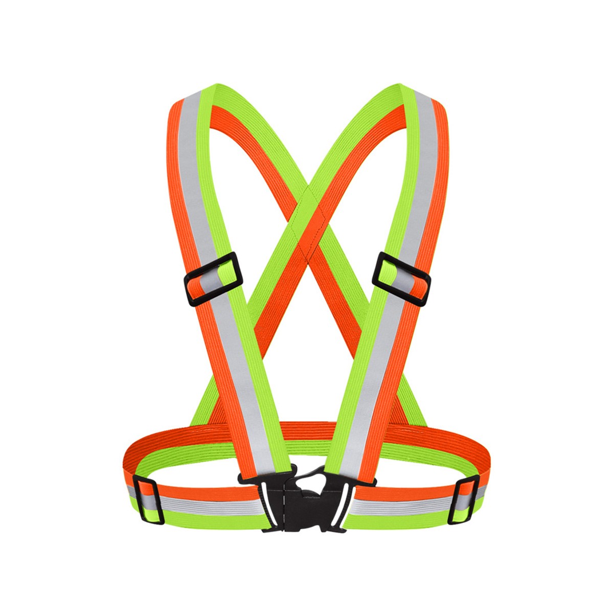 Reflective Safety Vest with Adjustable Strap