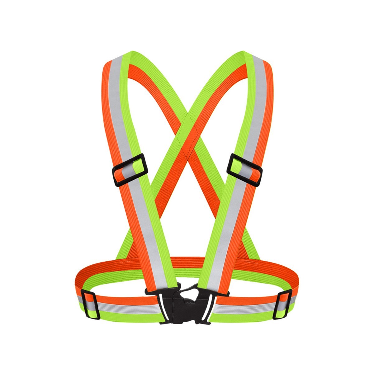 Reflective Safety Vest with Adjustable Strap