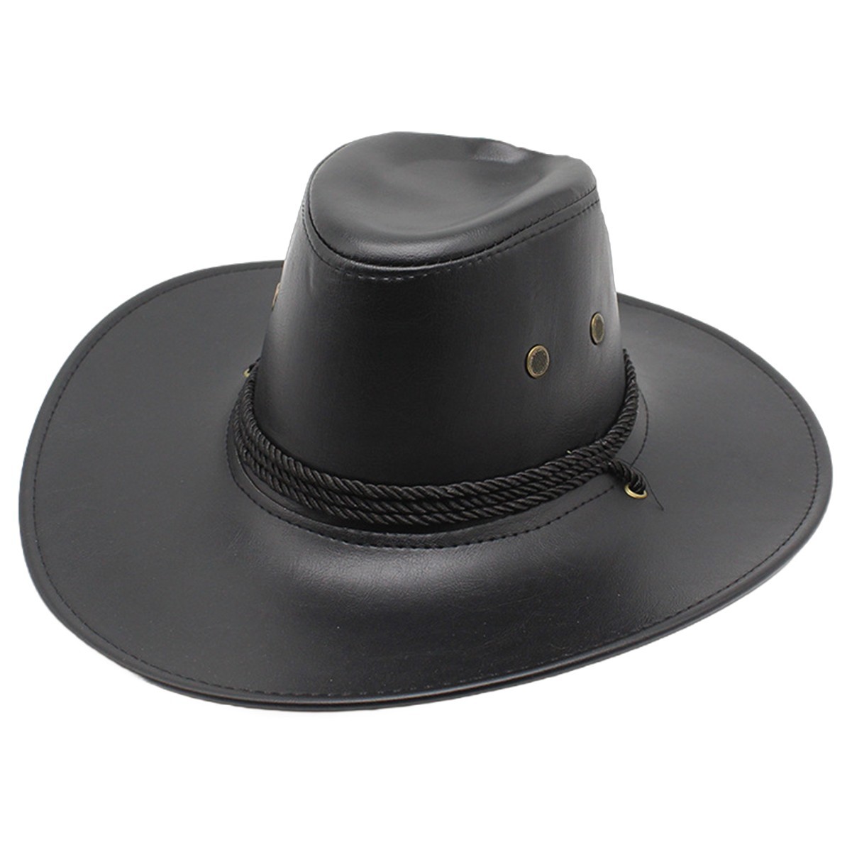 Leather Cowboy Hat