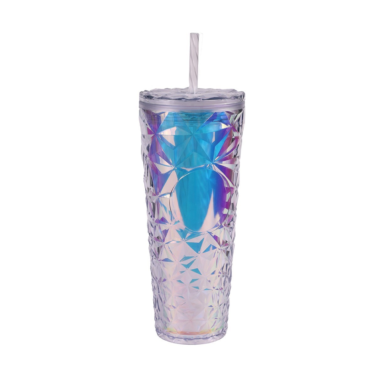 24oz Diamond Prism Insulated Tumbler