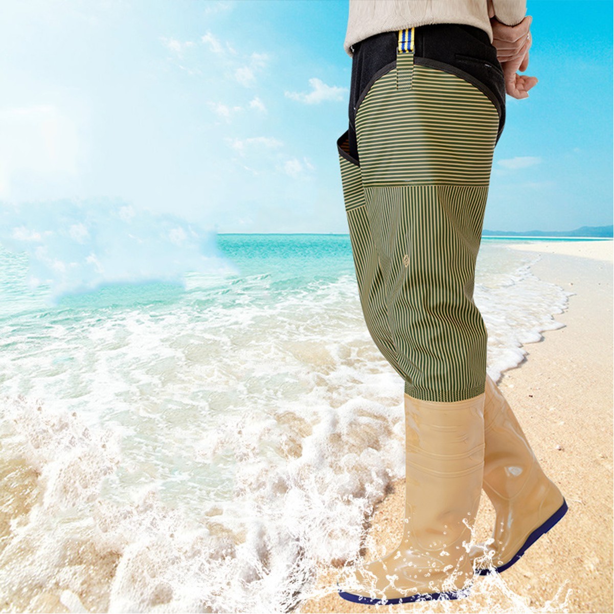 Waterproof Camo Hip Wader Pant