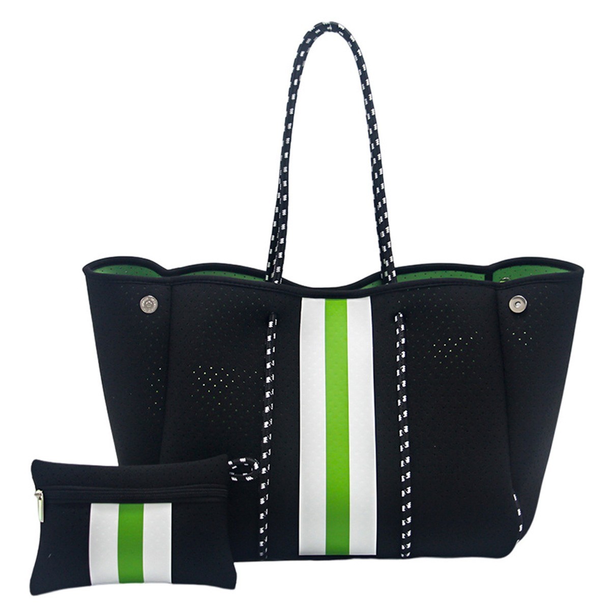 Luxury Neoprene Beach Bag with Expandable Capacity
