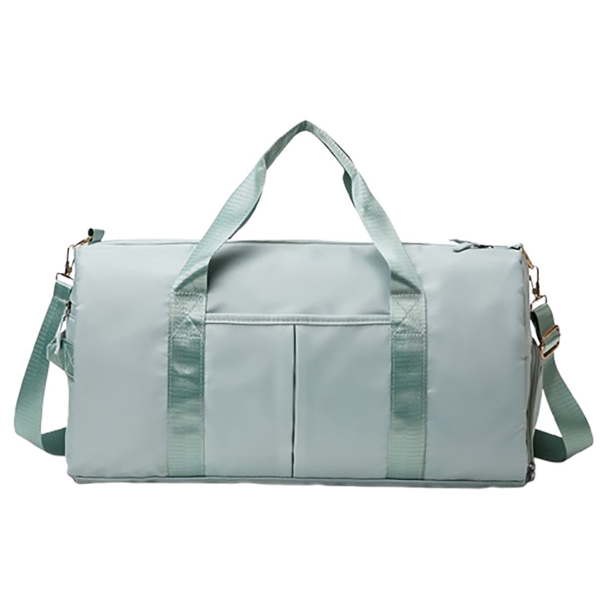 Sporty Waterproof Gym Duffel Bag with Shoe Storage and Wet/Dry Separation