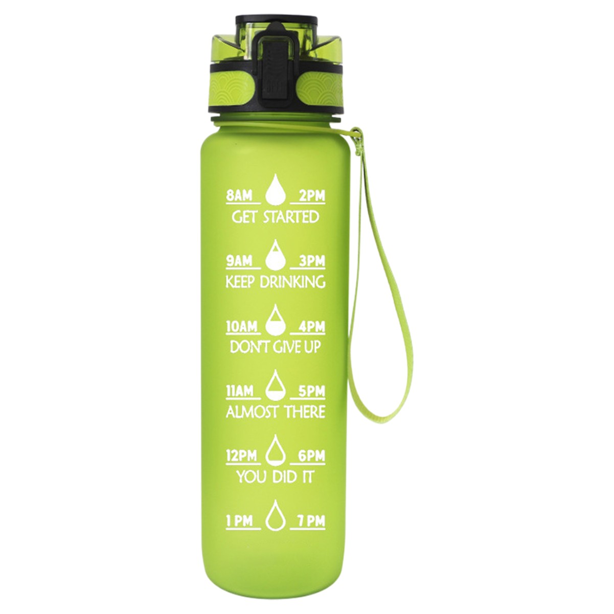 34oz Water Bottle with Time Marker