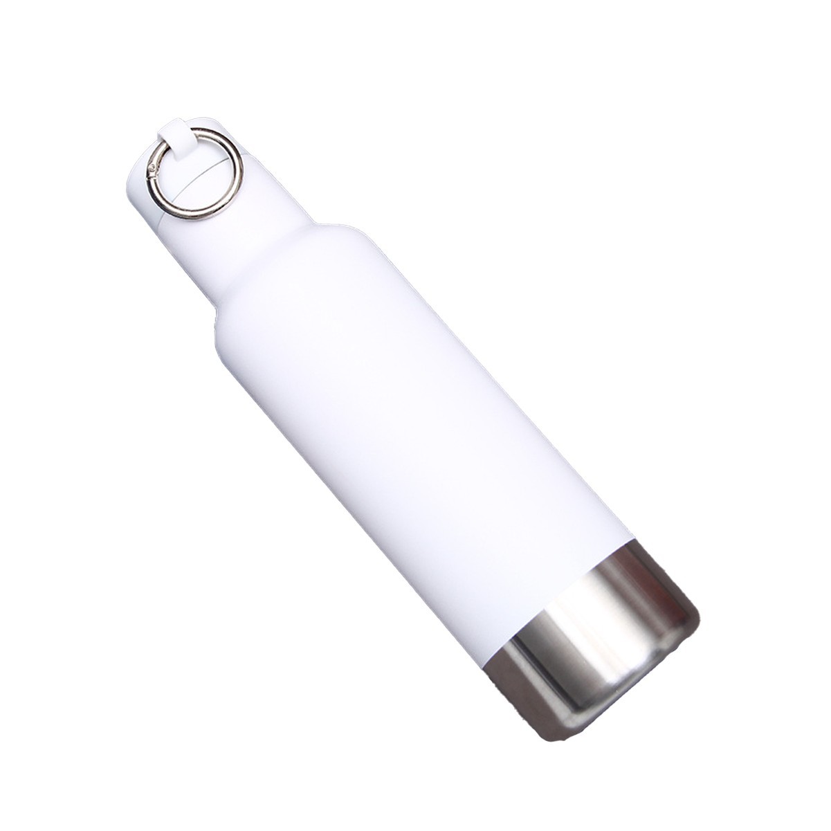 17oz Stainless Steel Double-Layer Vacuum Bottle with Carry Handle