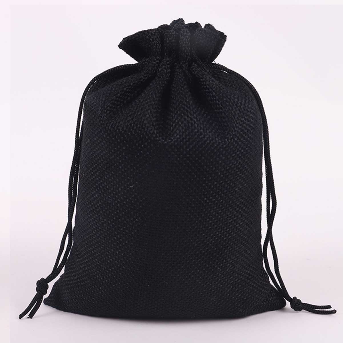 Burlap Drawstring Bag