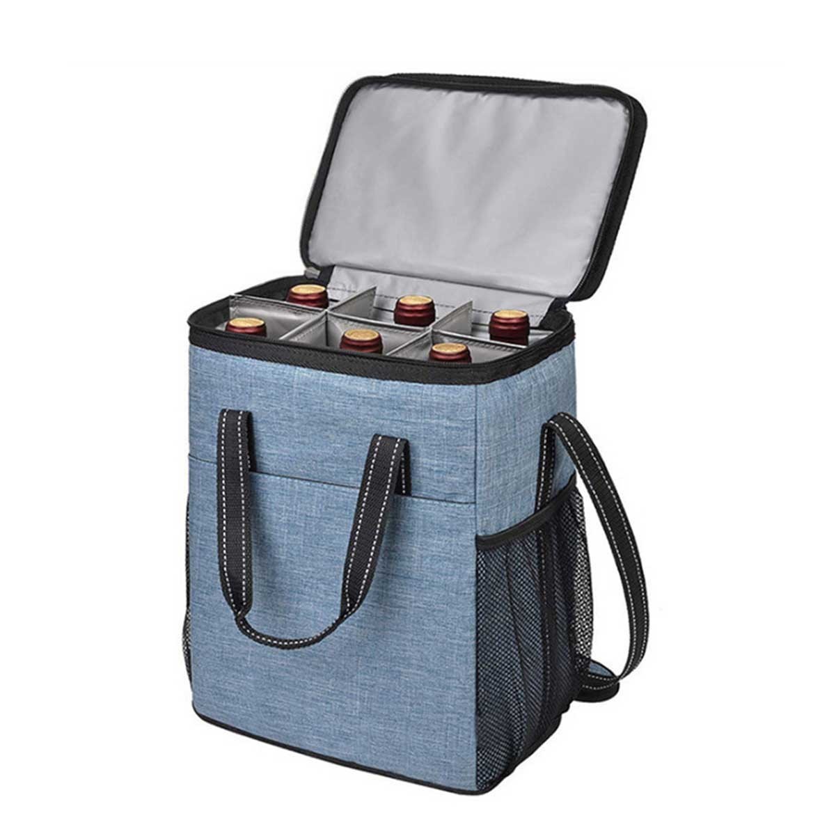 6 Bottle Pocket Wine Bag