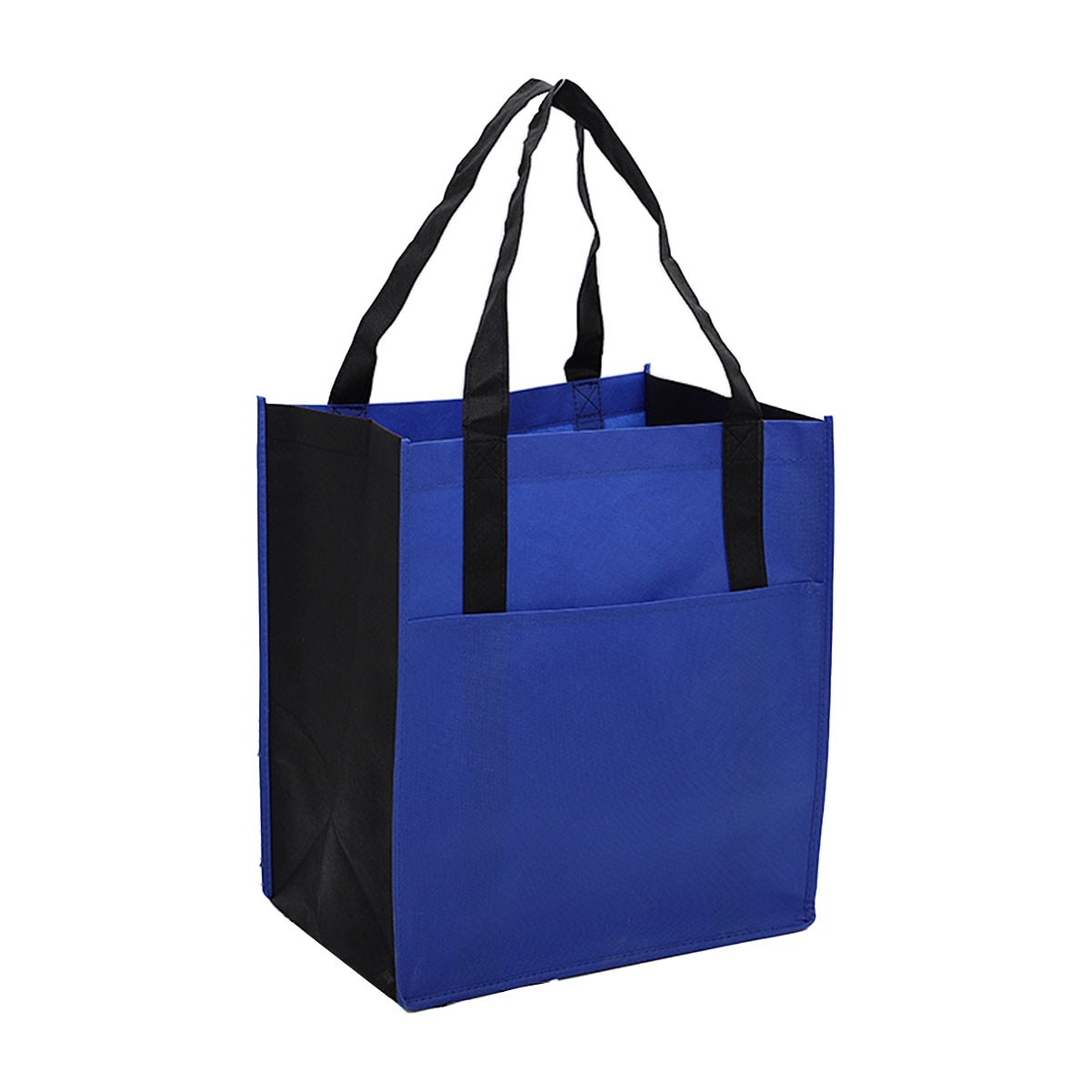 Non-woven Grocery Tote Bag w/ Front Pocket