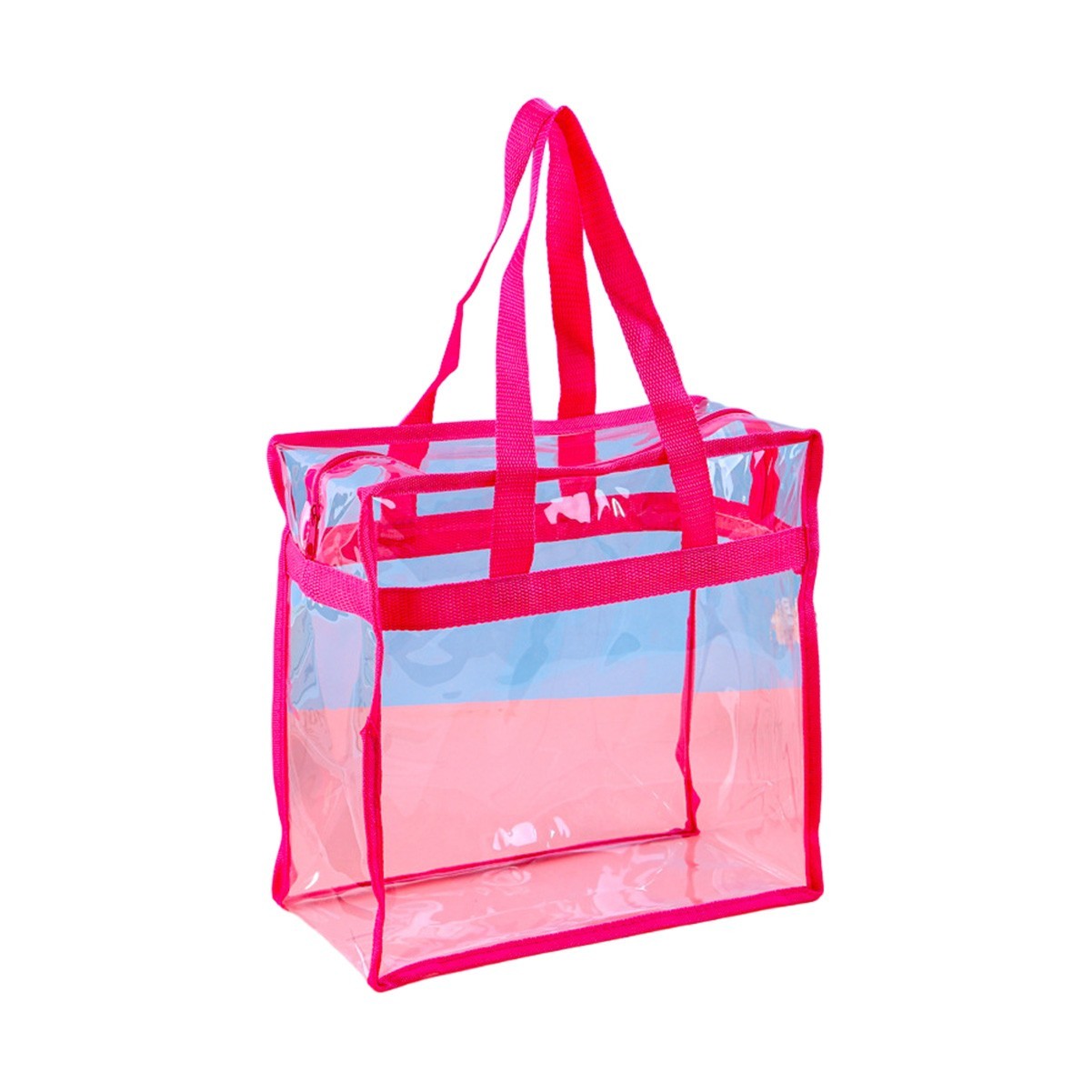 Clear PVC Stadium Tote Bag