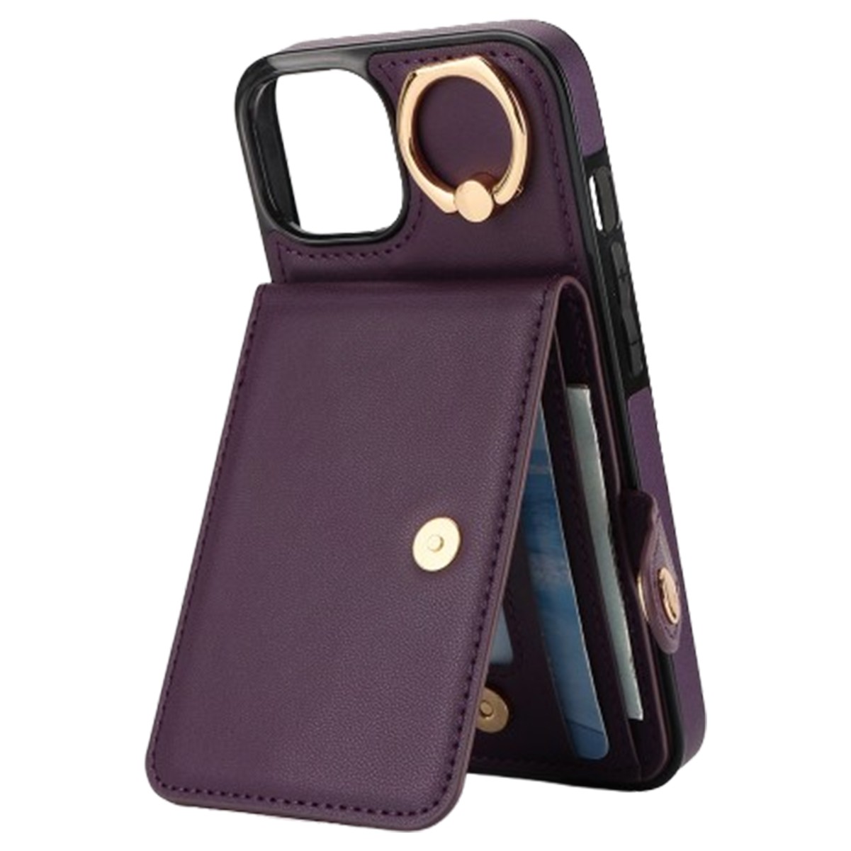 Leather Phone Card Holder
