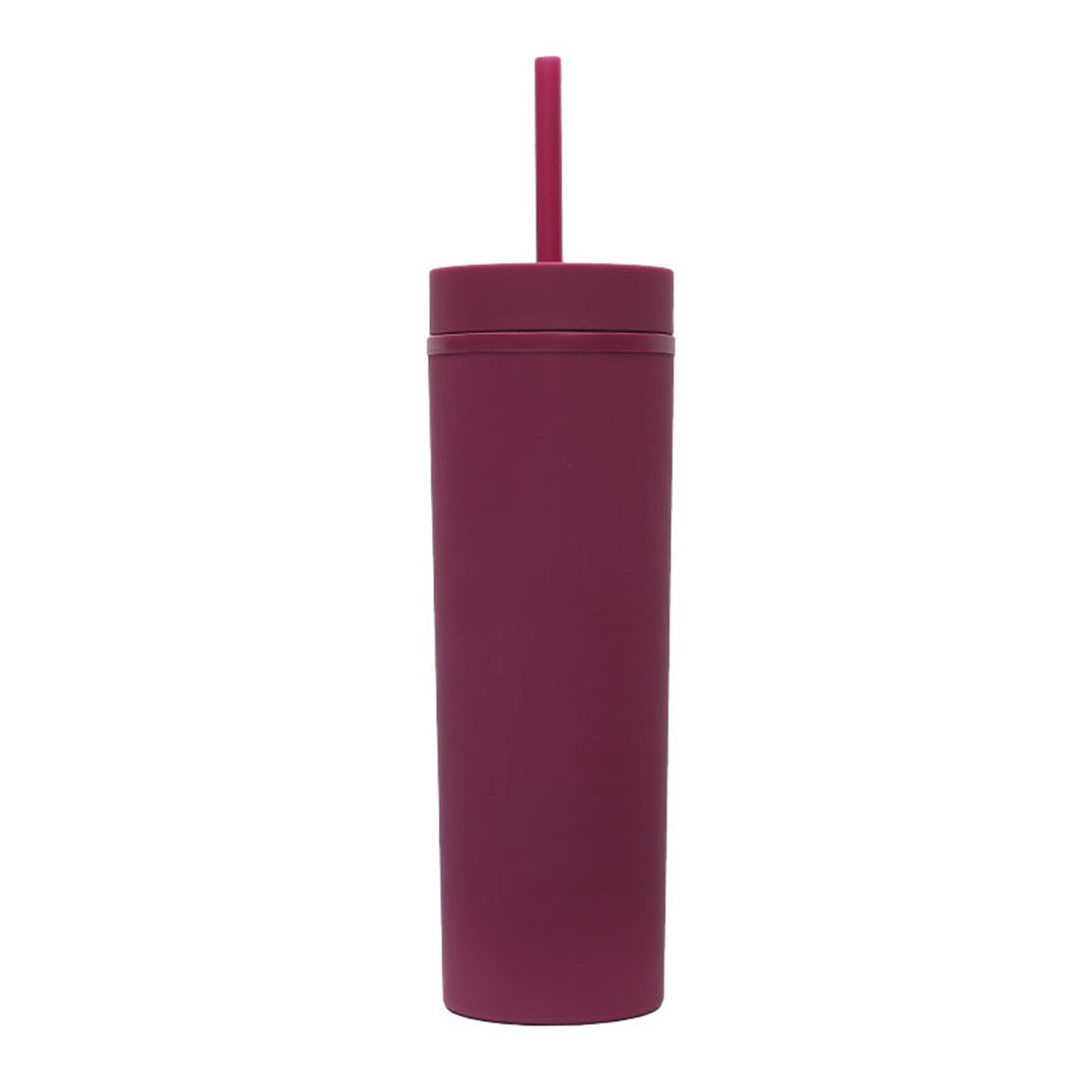 16oz Insulated Acrylic Tumbler with Lid and Straw