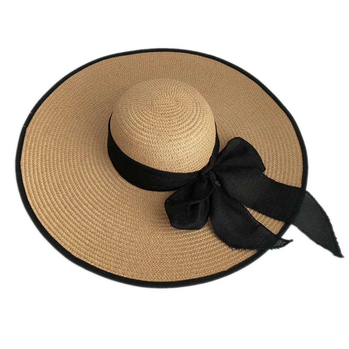 Big Bowknot Straw Hat