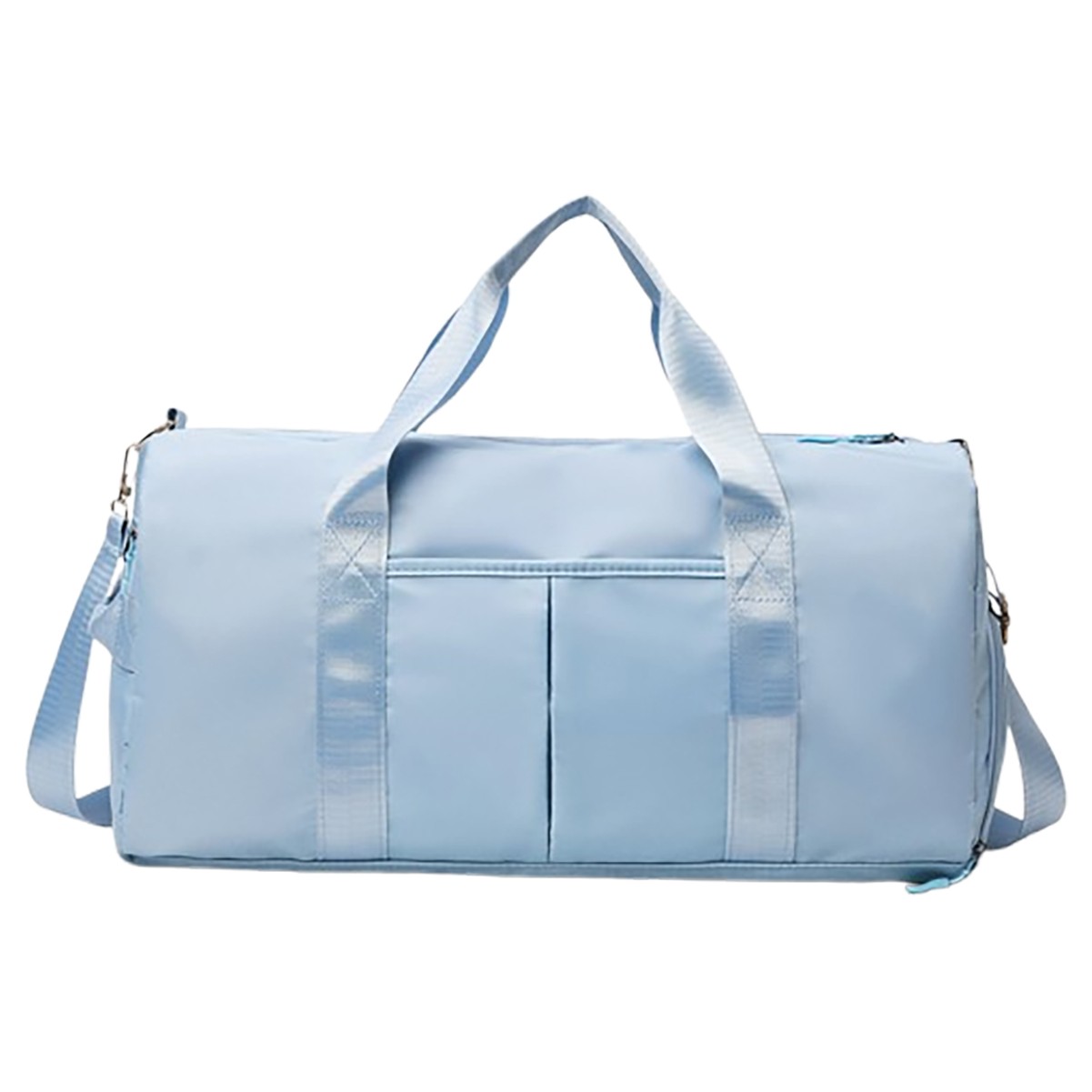 Sporty Waterproof Gym Duffel Bag with Shoe Storage and Wet/Dry Separation