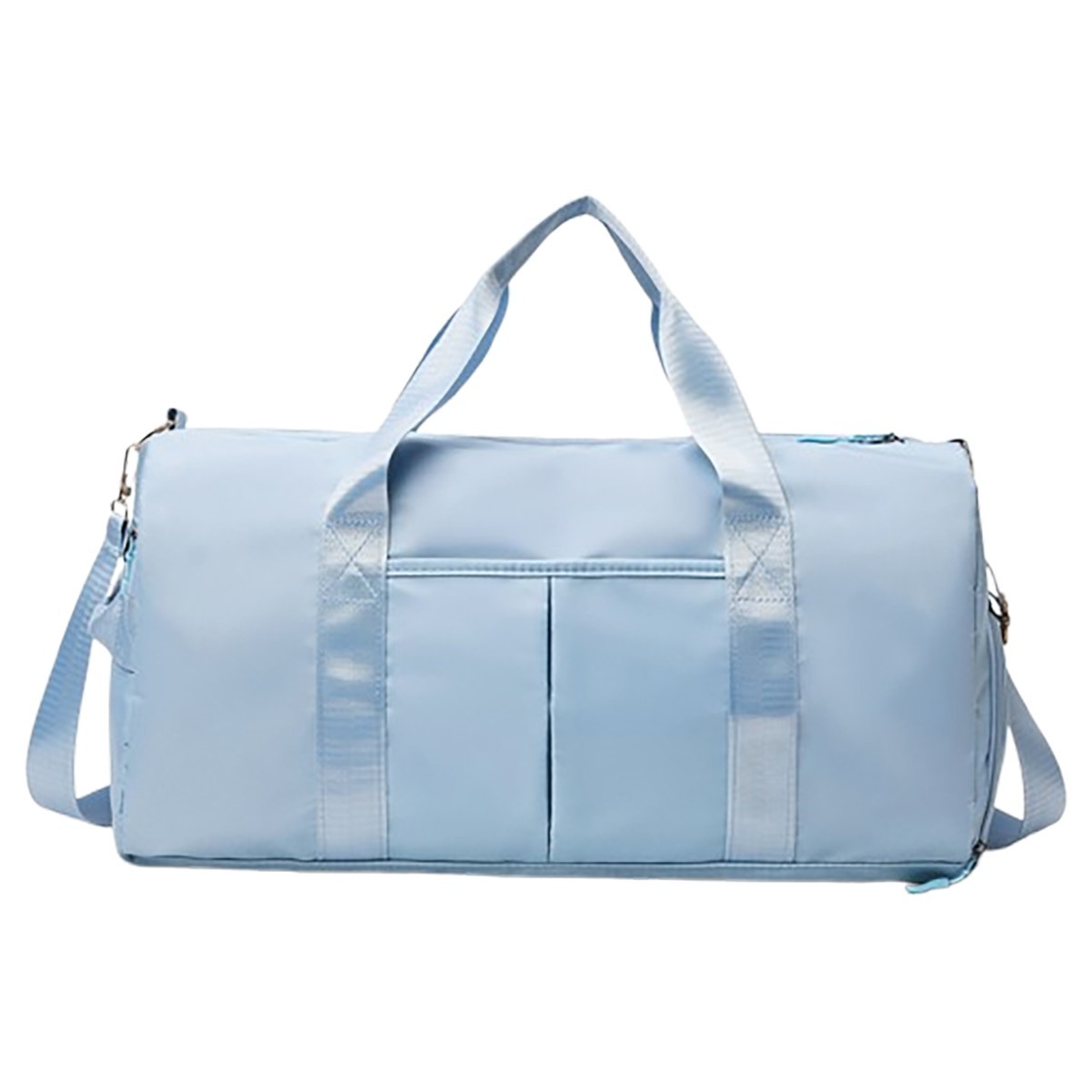 Sporty Waterproof Gym Duffel Bag with Shoe Storage and Wet/Dry Separation