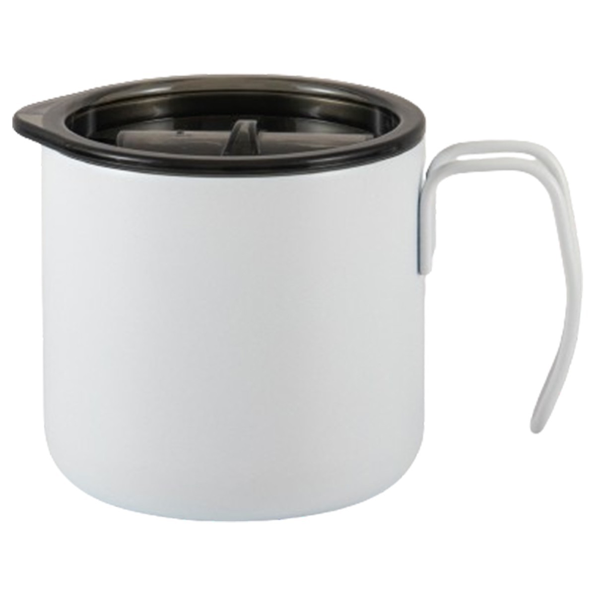 12oz Stainless Steel Vacuum Insulated Mug with Handle and Lid and Slide Opening