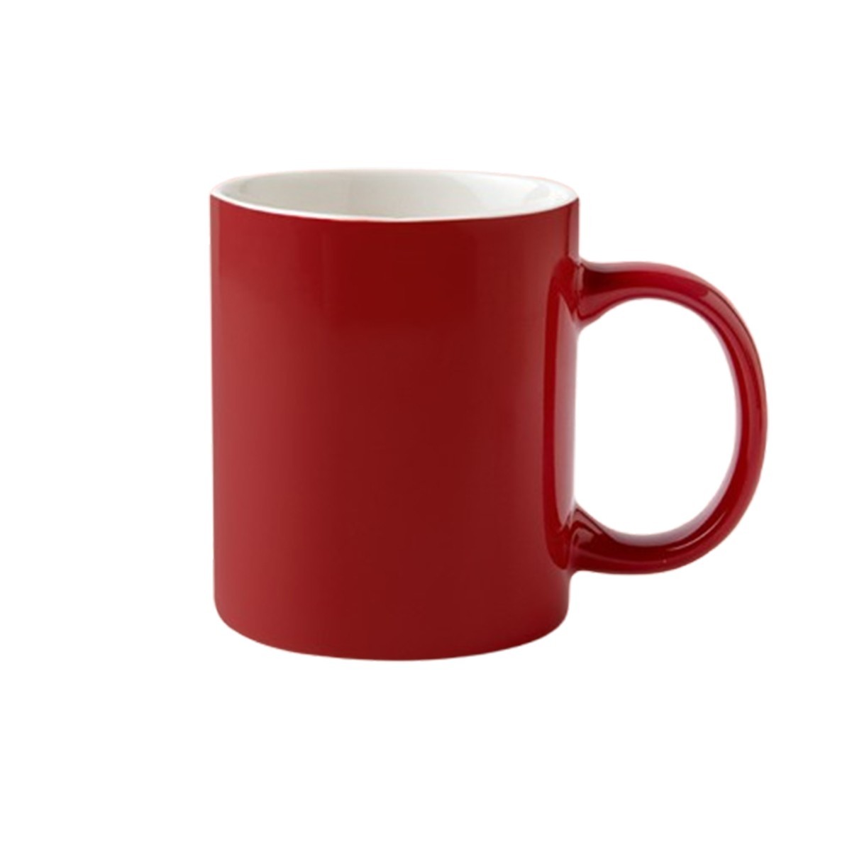 12oz Wooden Handled Ceramic Mug