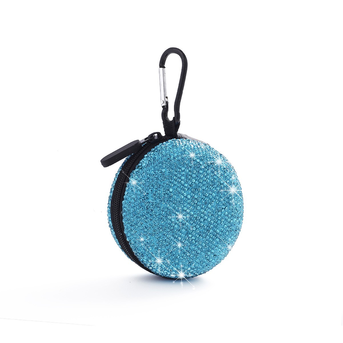 Elegant Rhinestone-studded Earphone Organizer