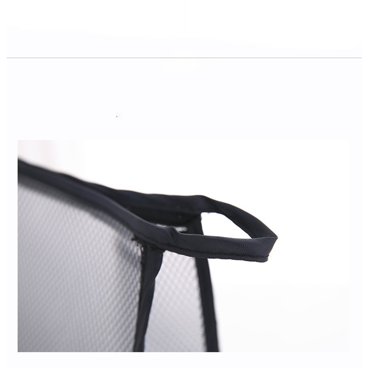 PVC Mesh Translucent Handled Travel Makeup Bag