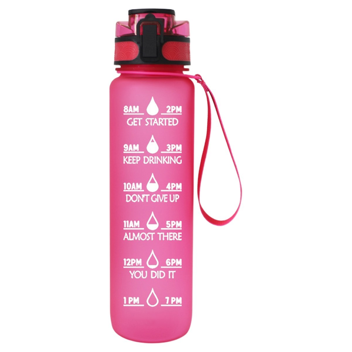 34oz Water Bottle with Time Marker