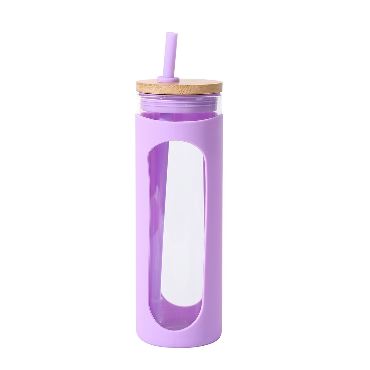 20oz Glass Tumbler with Bamboo Lid