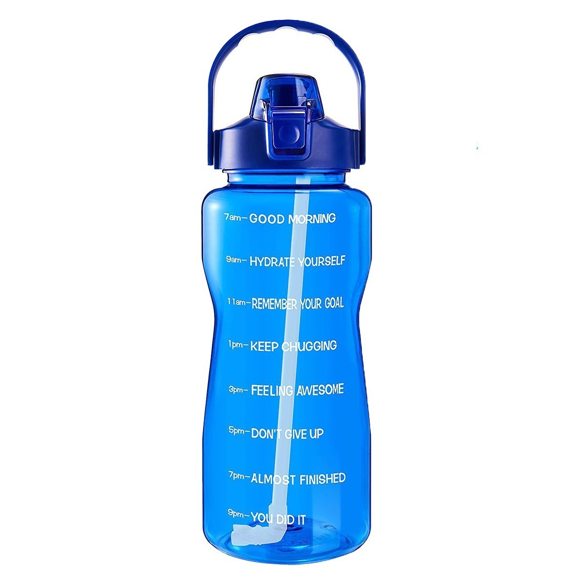 64oz Motivational Water Bottle with Time Marker
