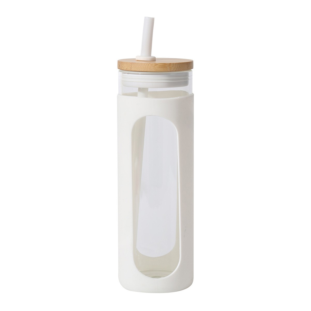 20oz Glass Tumbler with Bamboo Lid