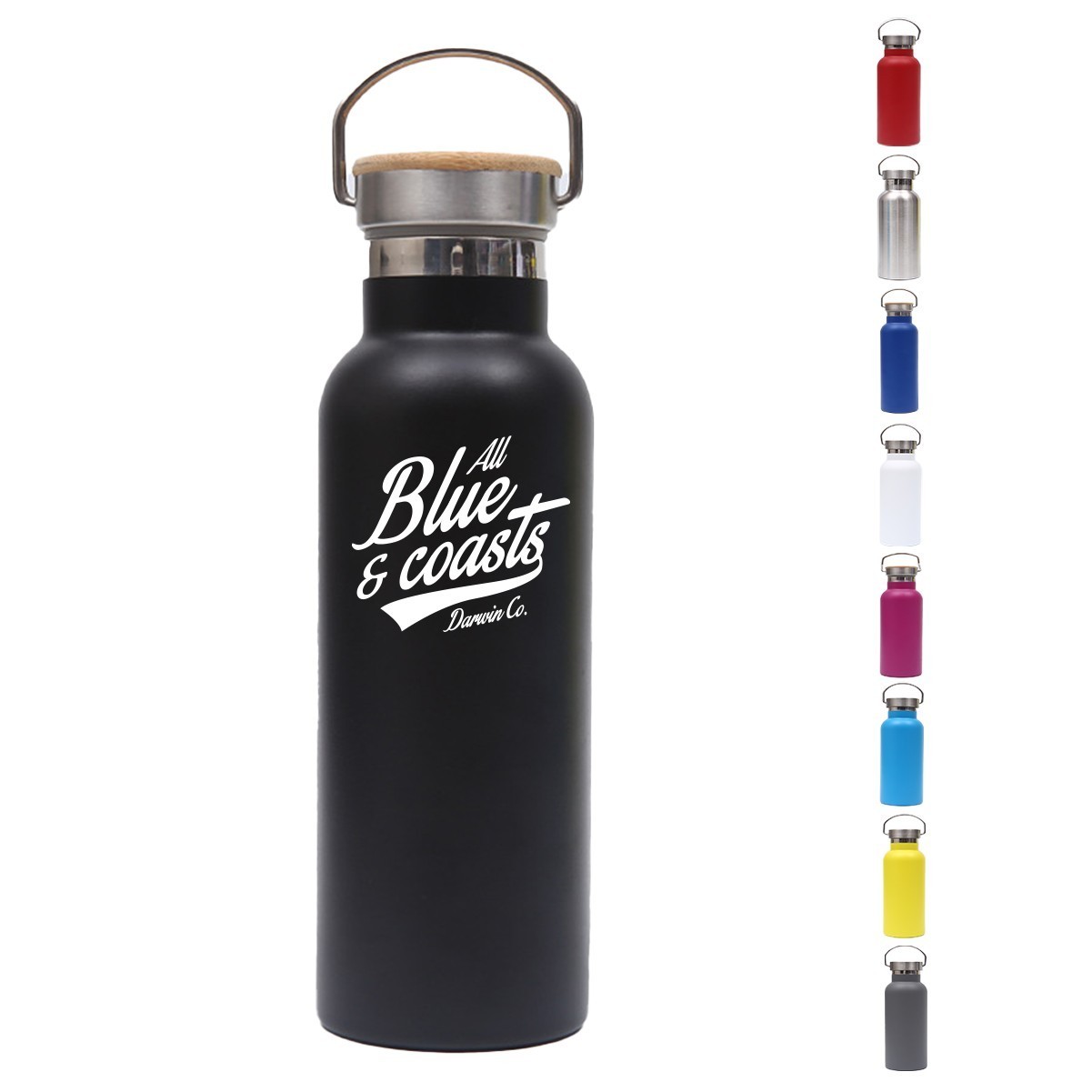16oz Stainless Steel Single Wall Insulated Water Bottle