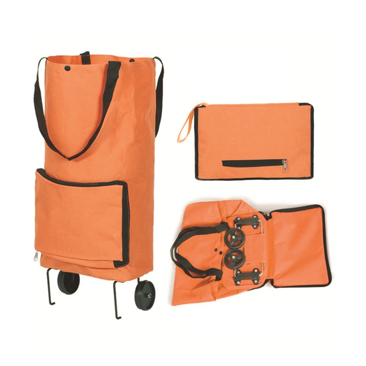 Collapsible Shopping Bag with Wheels