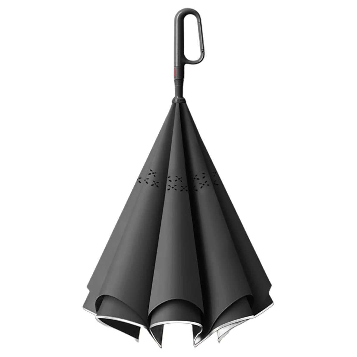 C-Handle Reverse Umbrella with Bag Holder