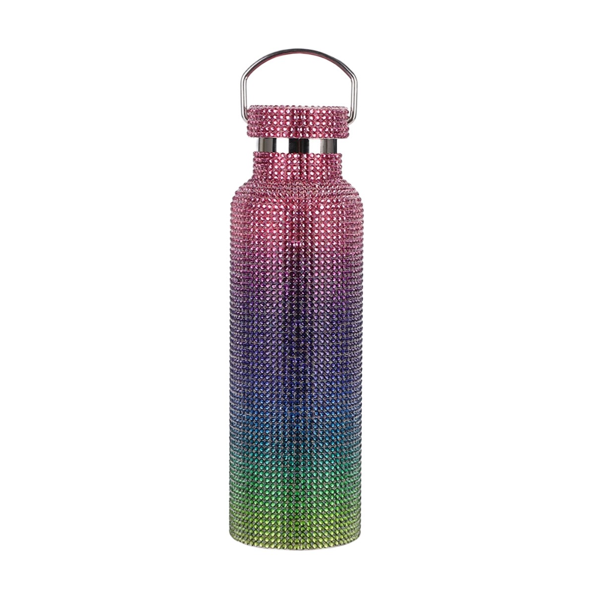 25 oz Sparkling Stainless Steel Rhinestone Water Bottle
