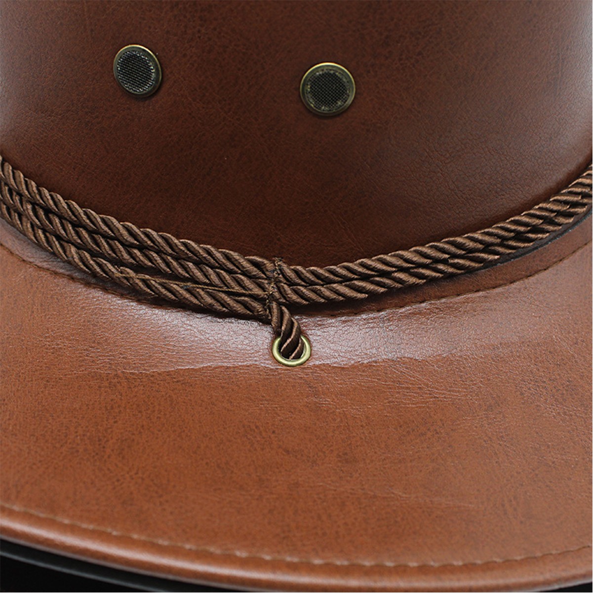 Leather Cowboy Hat