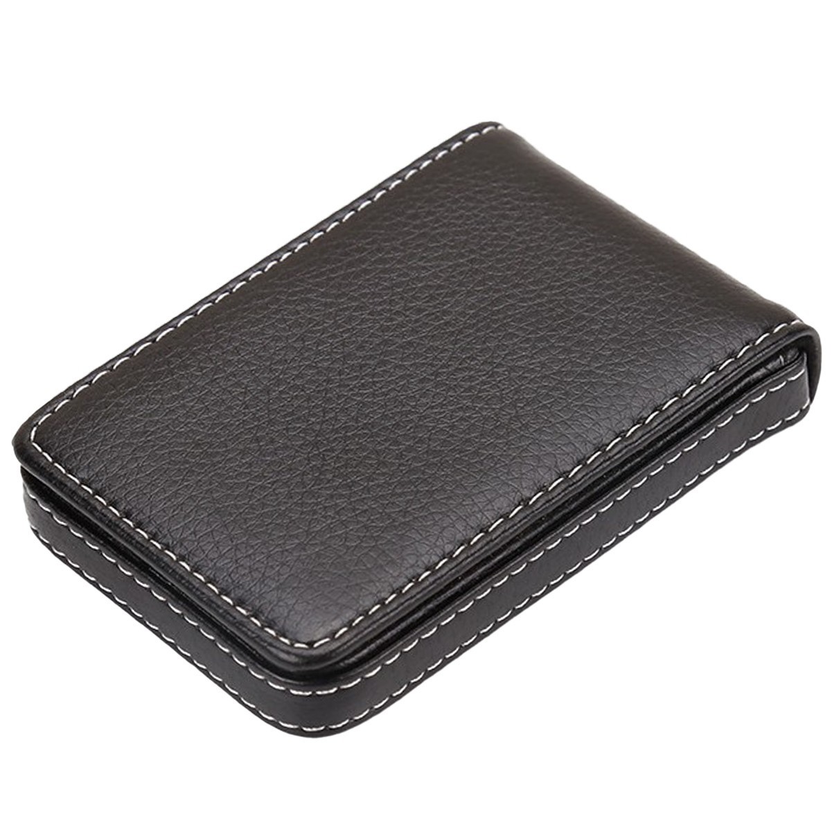 PU Leather Business Name Credit Card Holder Case
